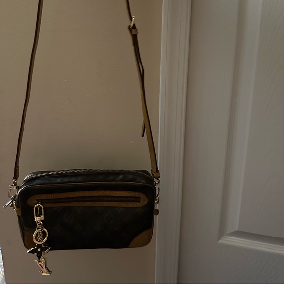 💯% LOUIS VUITTON Monogram Brown vintage Clutch bag - Picture 3 of 16